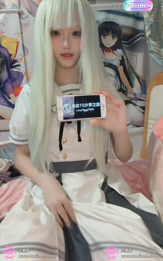 图片[3]-反差露脸女大母狗【废柴少女家里蹲】520私定 若叶睦Cos-幼萝萌妹